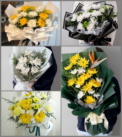 广东清远市连州市保安镇岭咀村白事花束代送